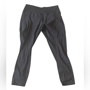 HALARA Solid Brown High-Rise Leggings